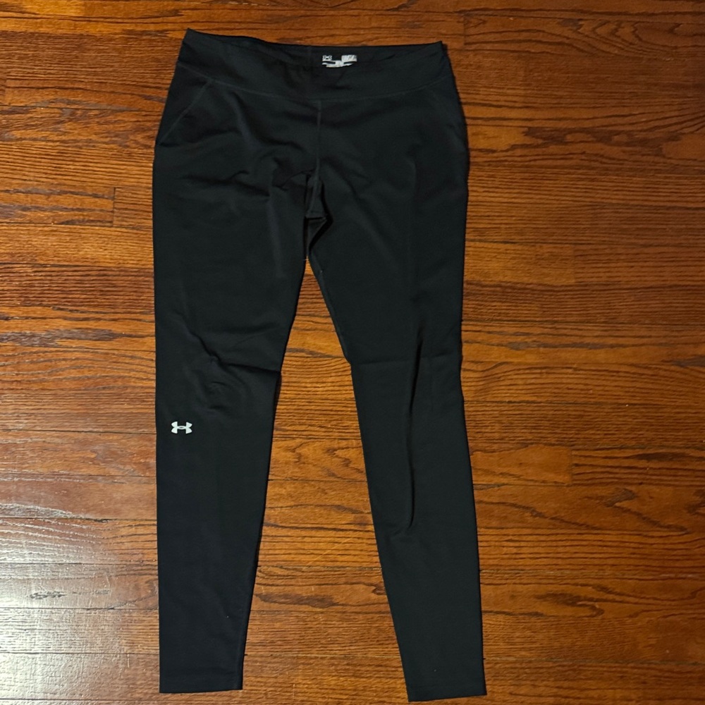 Under Armour Cold Gear Jet Black Performance Leggings